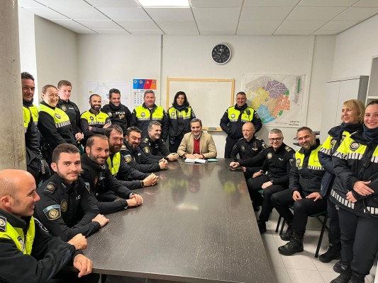 Las áreas de Seguridad de Castelló se coordinan para garantizar un centro sin coches y sin multas

