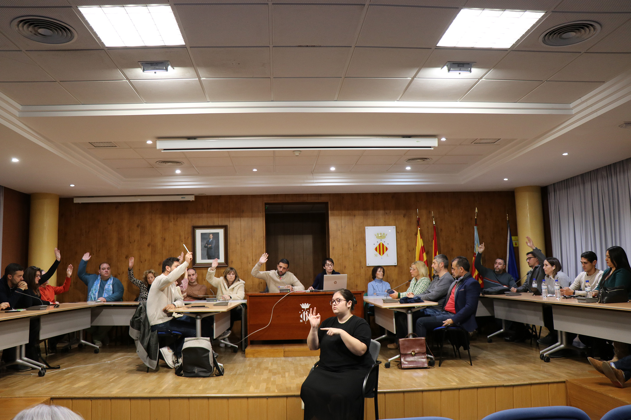 Pleno extraordinario Ayuntamiento de Sagunt. Foto: Ajuntament de Sagunt - 