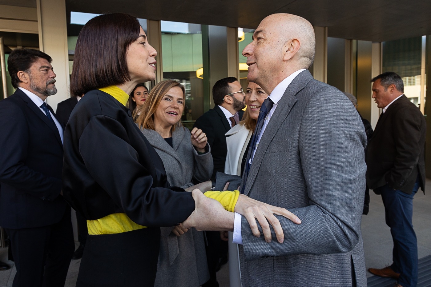 Morant y Soler se saludan en un acto reciente. Foto: PEPE OLIVARES - 