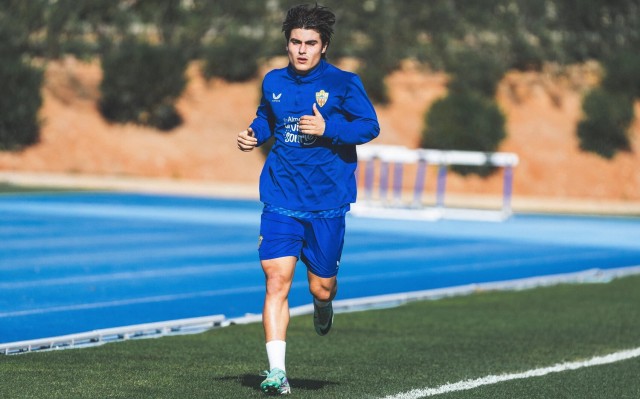 El argentino Luka Romero llega al Almería cedido por el Milán
