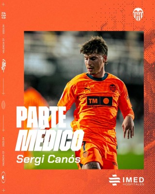El Valencia CF comunica la lesión de Canós sin especificar ningún otro dato