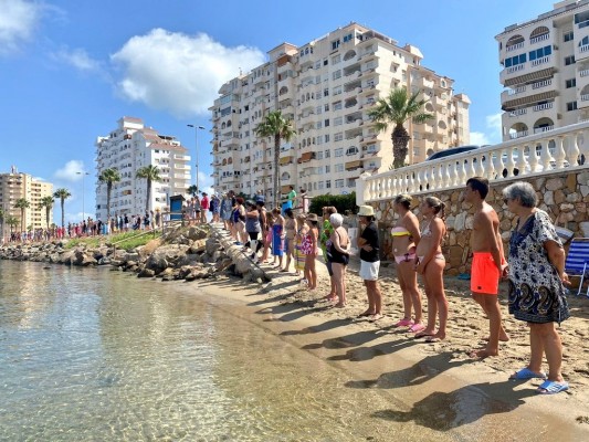 La contaminación por protectores solares del Mar Menor es la más alta de toda la península