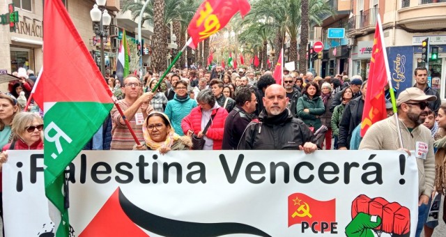 Miles de personas se manifiestan en la provincia de Alicante pidiendo 'Libertad para Palestina' 
