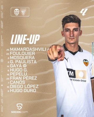 Este es el once del Valencia CF contra el Athletic Club