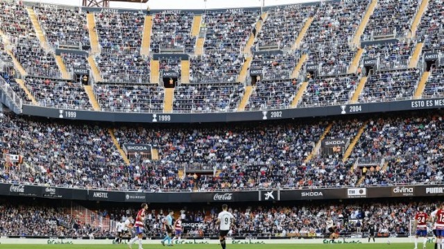 El Valencia CF bate récords y sitúa a Mestalla entre los cinco estadios con más asistencia media de LaLiga