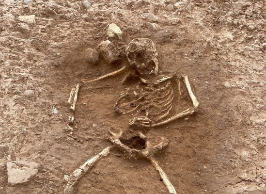 Hallan una necrópolis romana en una promoción de viviendas en Orriols