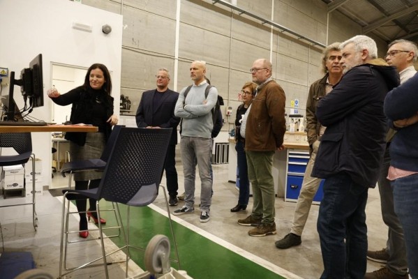 El Comité de Empresa Europeo de ThyssenKrupp visita la planta de Galmed en Sagunt