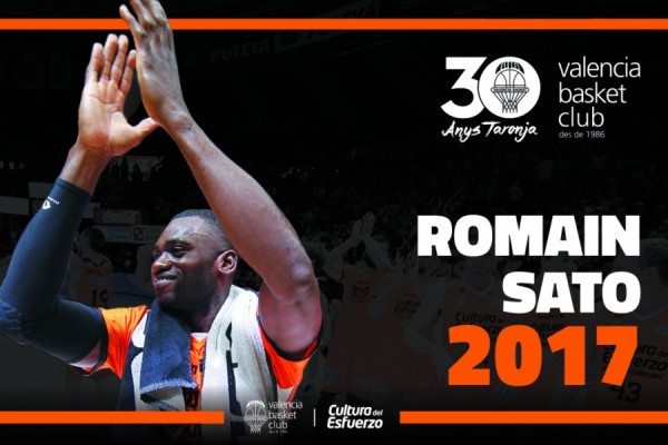 Romain Sato renueva por una temporada con Valencia Basket