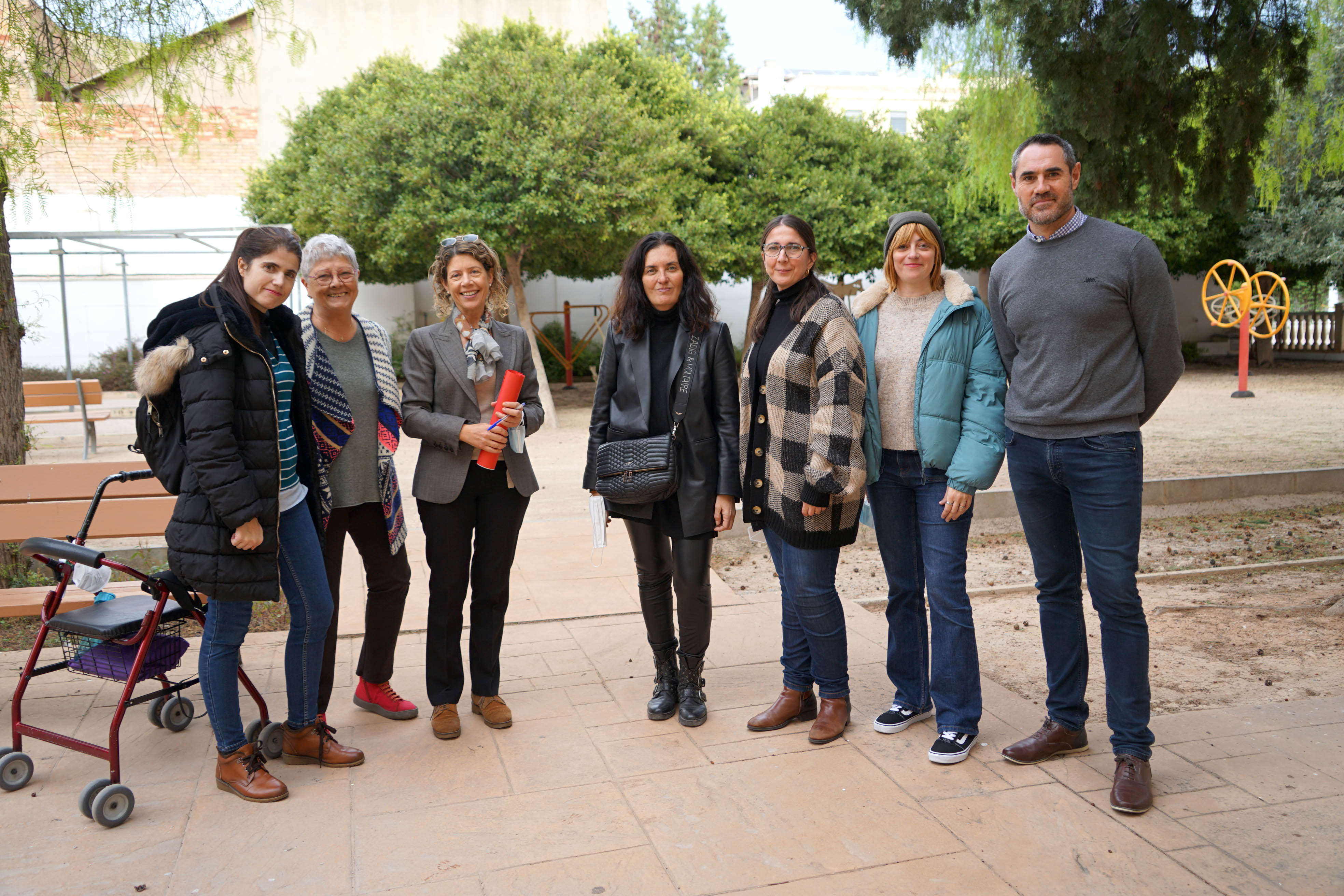 Encuentro con la representante de la Conselleria de Servicios Sociales. Foto: Ajuntament de Benetússer - 
