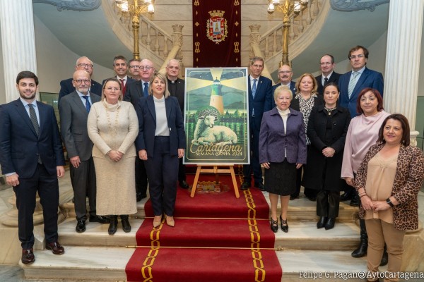 Sí Cartagena exige la retirada del polémico cartel de Semana Santa de 2024

