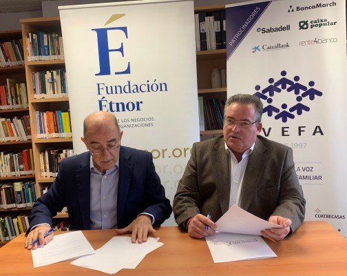 Ivefa y Étnor formalizan su compromiso para promocionar la ética en las empresas familiares
