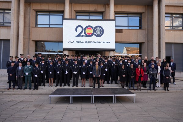 Vila-real commemora els 200 anys de la Policia Nacional
