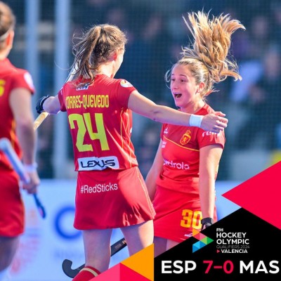 España somete y golea a Malasia en el arranque del Preolímpico de Hockey