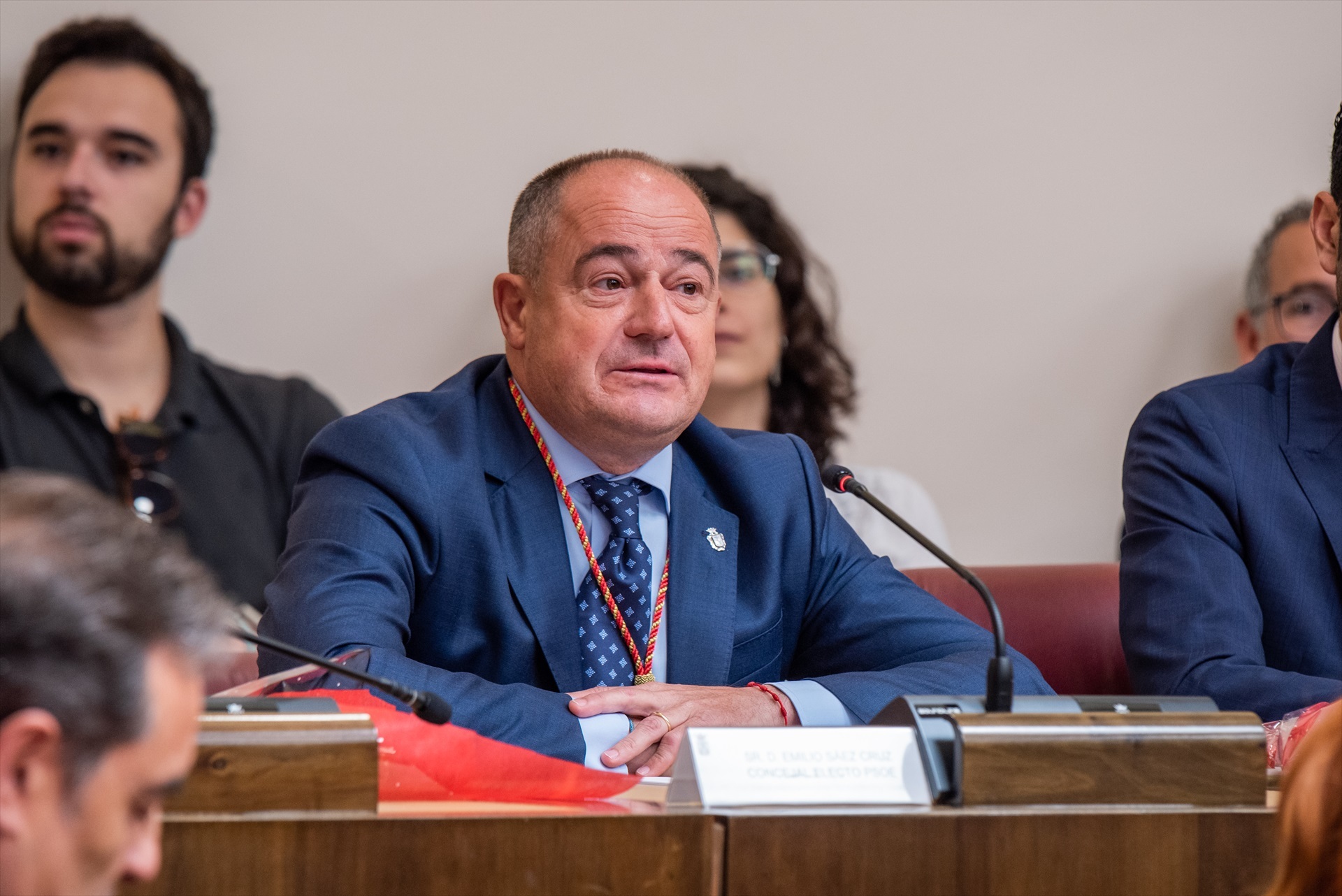 El portavoz de Políticas de Discapacidad del PSOE, Emilio Sáez. Foto: VÍCTOR FERNÁNDEZ/EP - 