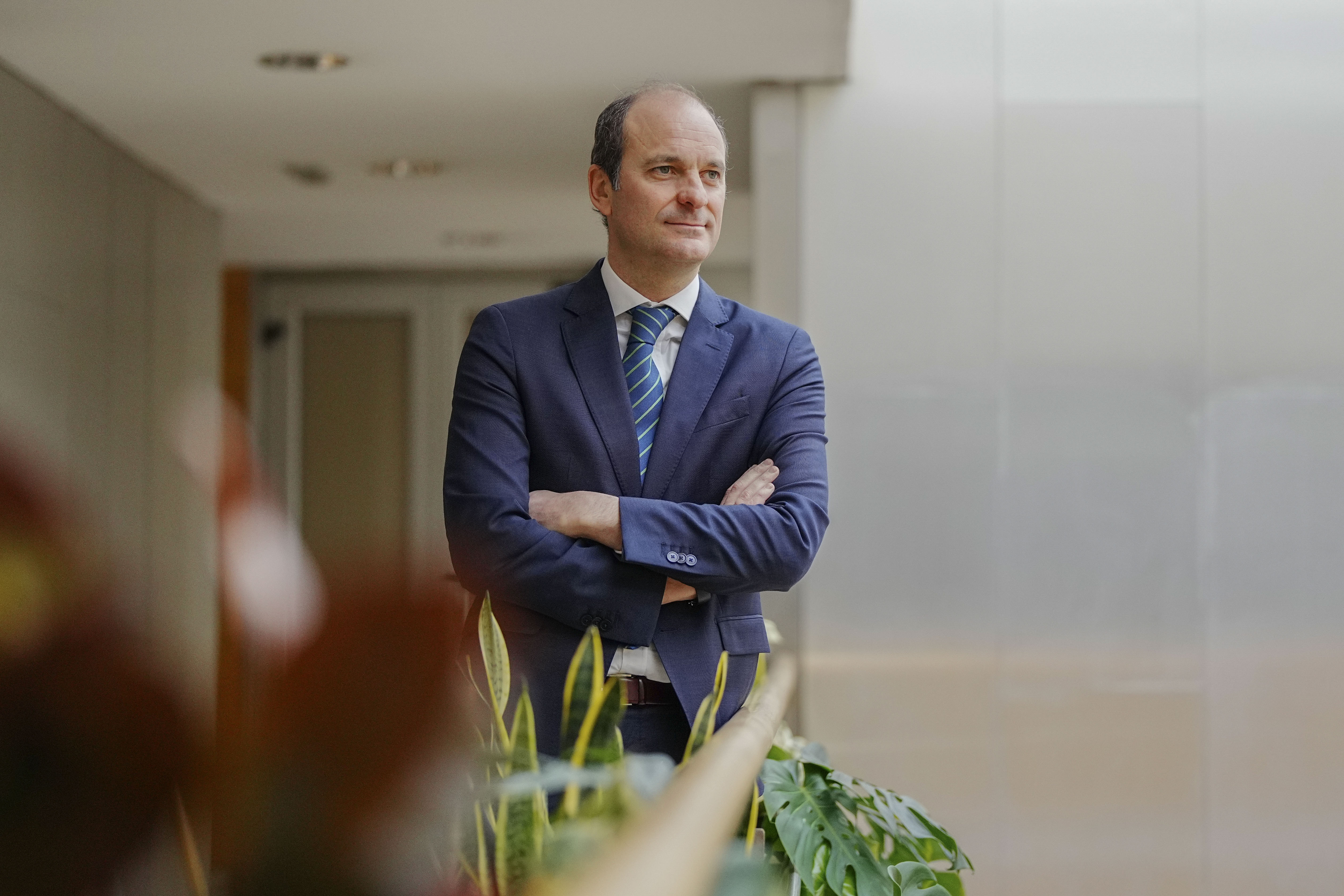 El director general de Agroseguro, Sergio de Andrés Osorio. Foto: EFE/BORJA SÁNCHEZ-TRILLO - 