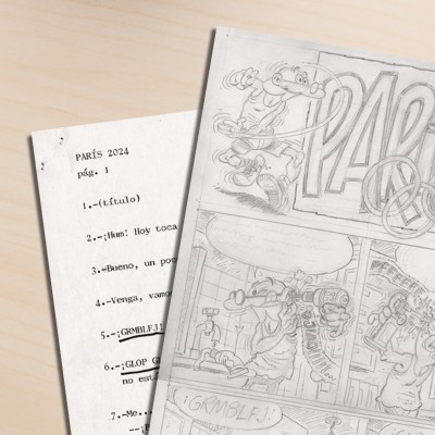 'París 2024', la última aventura de Mortadelo y Filemón dibujada por Ibáñez