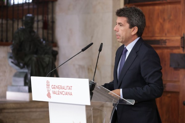 Mazón pide convocar la Conferencia de Presidentes ante 