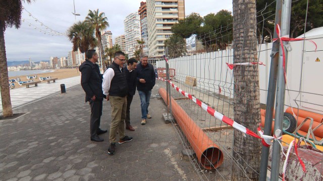 Benidorm finaliza la obra de la avenida de Madrid para terminar con los vertidos y malos olores 