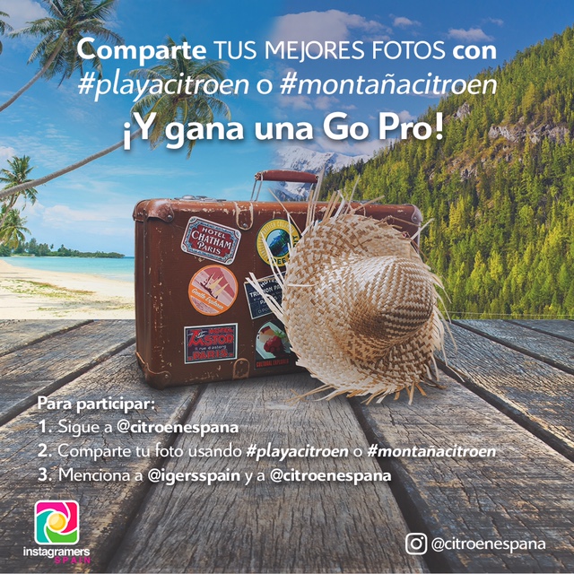 Playa vs Montaña: el gran duelo del verano en el Instagram de Citroën no cierra por vacaciones en agosto