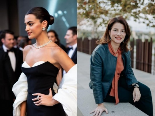 Hortensia Roig y Marta Lozano, mantenedoras de las falleras mayores de València en 2024