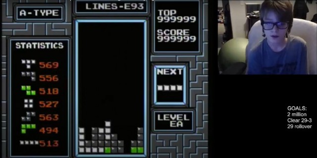 En la cima del Tetris