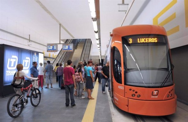 FGV cierra un mes la estación de Luceros para mejorar la capacidad de maniobra de los tranvías