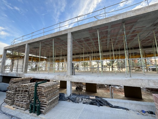 El nuevo Centro Social de Arenales del Sol de Elche se prevé finalizado para el mes de julio