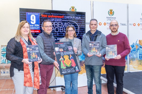 Vila-real reconoce a la Junta de Semana Santa o al actor Sergio Caballero en los Premis Poble 2024