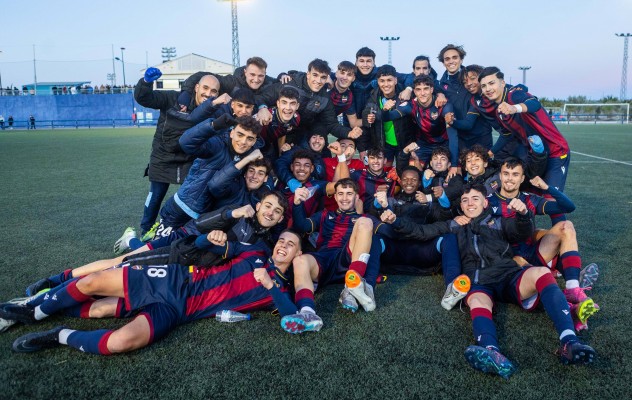 El Juvenil A del Levante se mete en octavos de Copa goleando a la Real