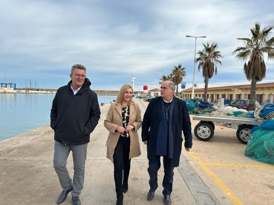 Pradas anuncia que las obras del paseo del puerto de Benicarló empezarán en pocas semanas