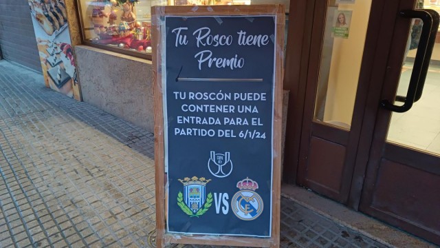 Una pastelería esconde 15 entradas para el partido de copa en sus roscones de Reyes