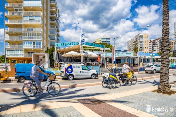 Benicàssim cierra 2023 con 26 km de carril bici y espera superar los 15 de itinerarios urbanos