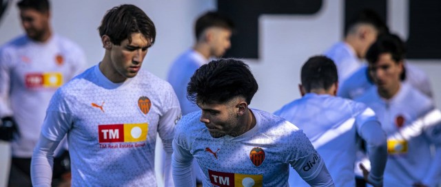 El Valencia empieza a preparar el duelo copero ante el Cartagena