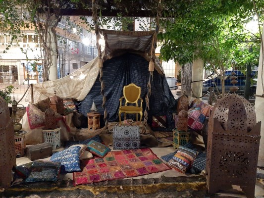 Las Carteras Reales anticipan la llegada de los Magos con la visita al Campamento de Gabriel Miró