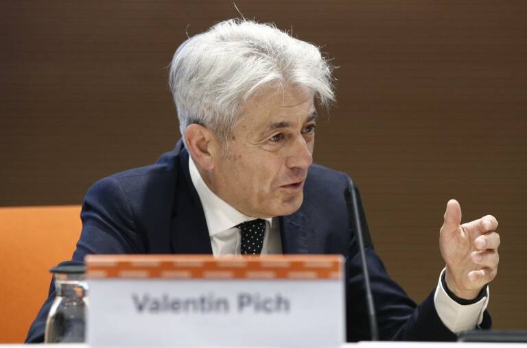 El presidente del Consejo General de Economistas de España, Valentín Pich. Foto: E.PARRA/EP - 