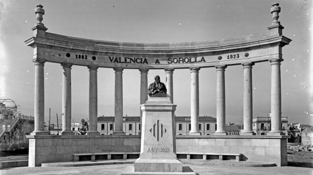 València cataloga los restos del monumento a Sorolla para su posible reconstrucción