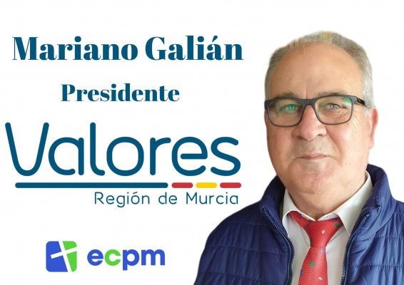 Alfonso Galdón cede la Presidencia regional de Valores a Mariano Galián