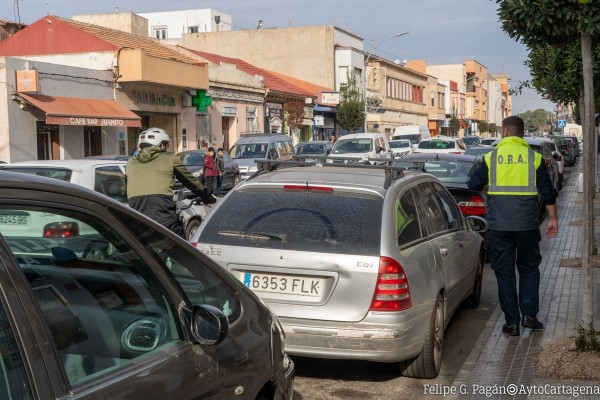 El estacionamiento regulado ORA se iniciará en Los Dolores a partir del próximo martes
