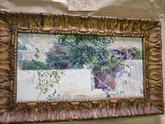 Donan a Xàbia un óleo de Joaquín Sorolla pintado en 1905 para la familia Bover Fernández de Palencia

