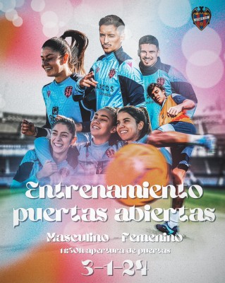 El Levante abrirá el Ciutat de Valencia el día 3 para un entrenamiento conjunto