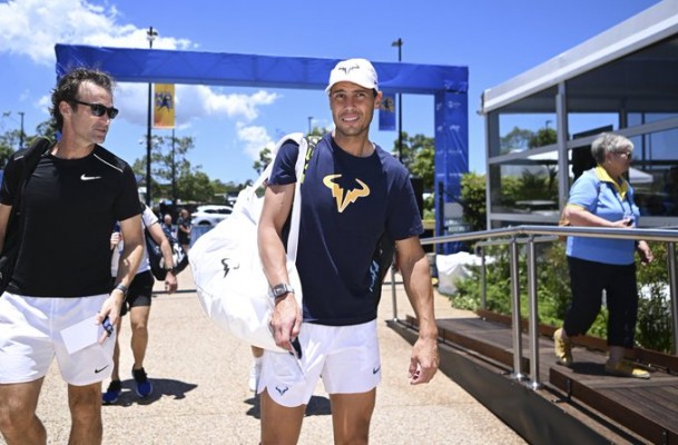  Rafa Nadal ya prepara en Brisbane su retorno al circuito