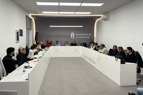 La Vall d'Uixó aprueba el presupuesto municipal más alto de su historia: más de 48 millones
