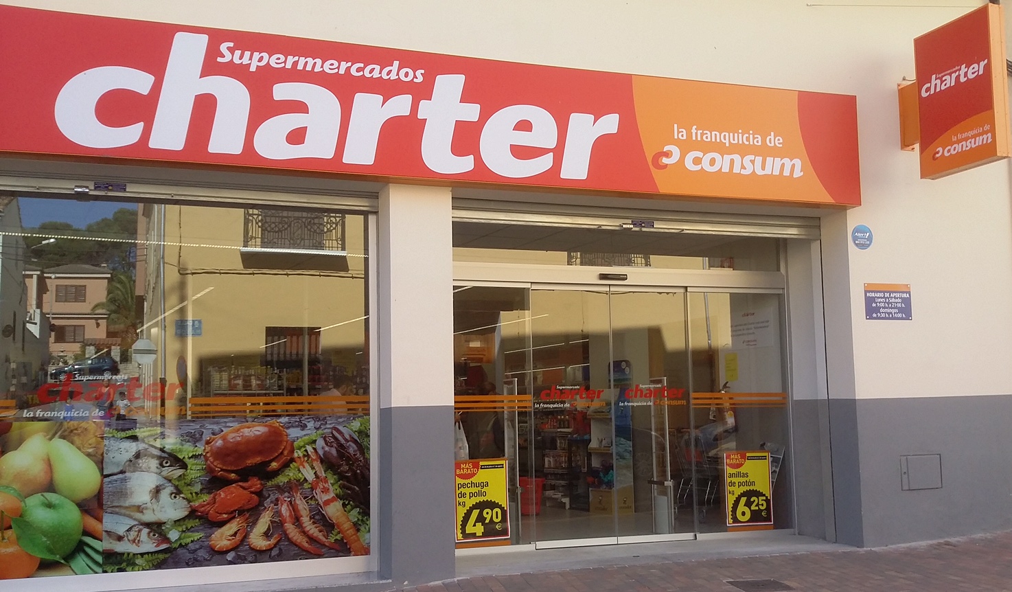 
Charter abre 15 supermercados 
durante el primer semestre del año
