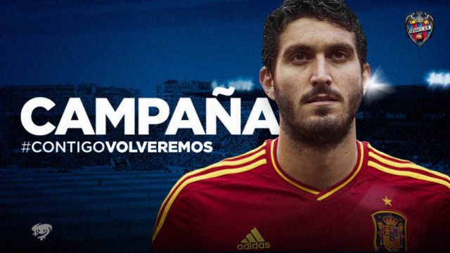 José Campaña nuevo jugador del Levante por las próximas cuatro temporadas