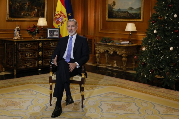 Los hogares murcianos fueron los que más vieron el mensaje navideño de Felipe VI