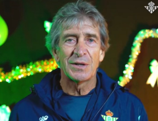 Pellegrini traslada a los béticos las gracias por su apoyo y desea un 