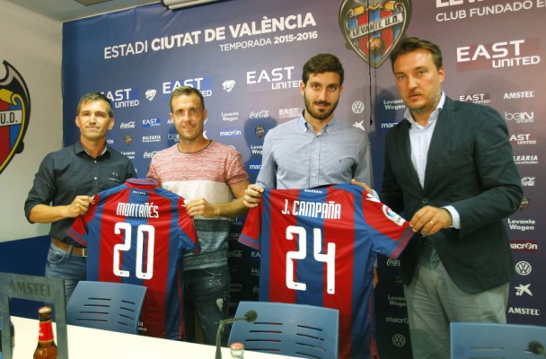 Montañés y Campaña se decidieron por el Levante UD por su gran proyecto