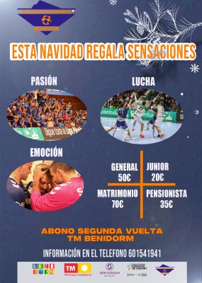 El TM Benidorm lanza la campaña de abonados para la segunda vuelta
