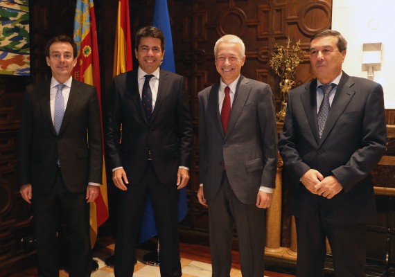Mazón se reúne con el presidente del Consejo de Administración de Johnson & Johnson