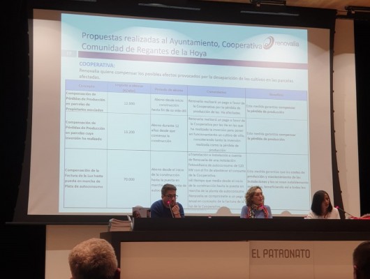 Renovalia presenta en Villar un proyecto solar que contará con 19 macroplantas de 50MW
